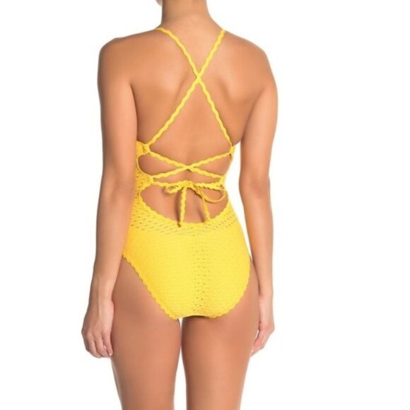 Robin Piccone Chira V-Neck One-Piece Swimsuit - Picture 2 of 7